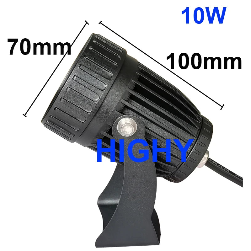 Outdoor  Led Floodlight 6W10W Led Spot Light Outdoor Lighting Narrow Angle Flood Light with AC110V220V Courtyard column lighting