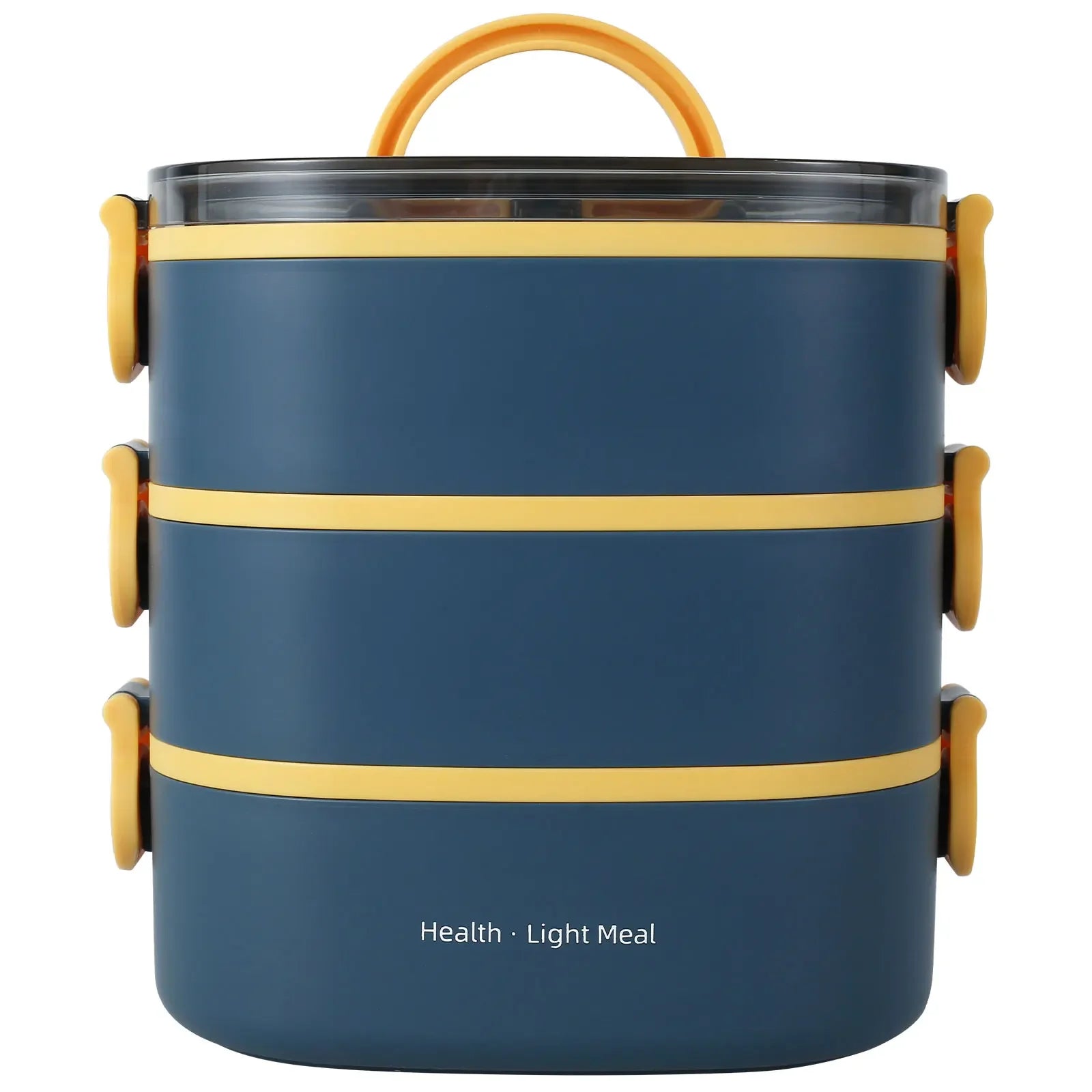 2000ML Lunch Box Portable 3 Layer Children Student Bento Box Leakproof Microwavable Food Container School Travel Office Picnic