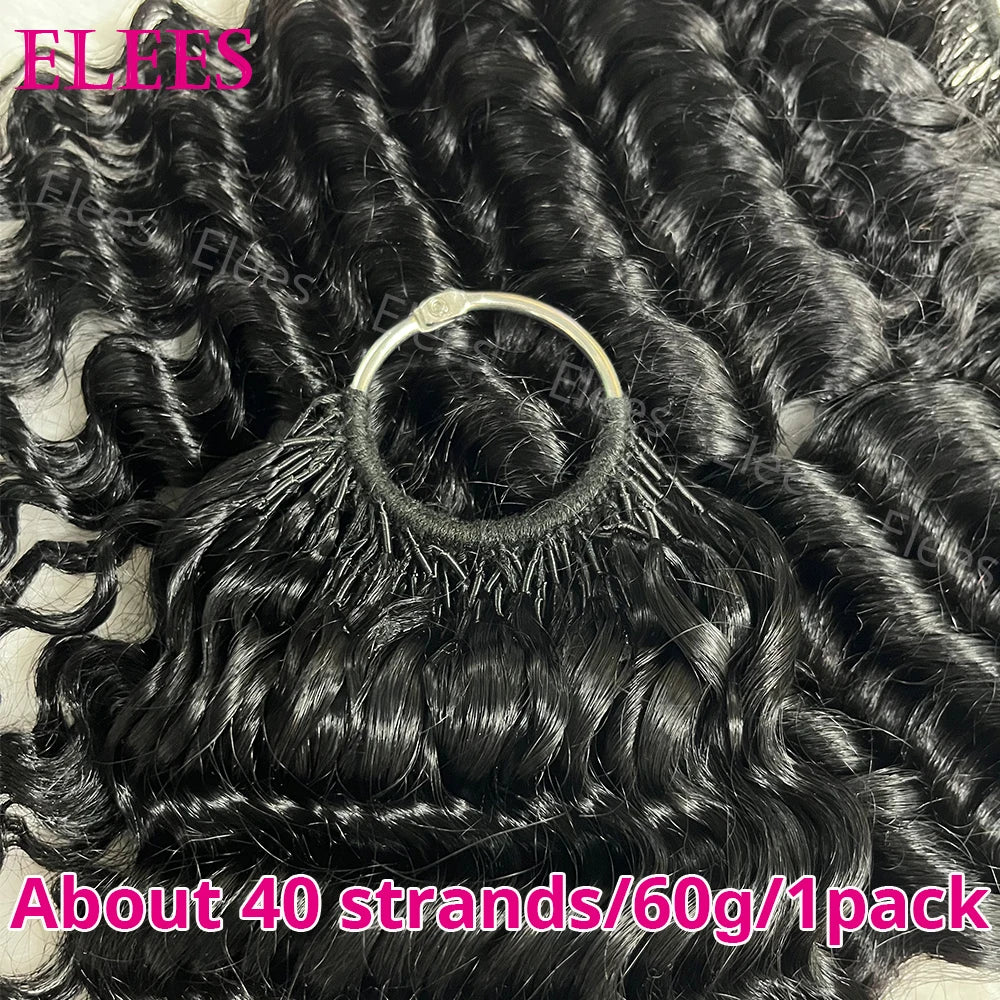 Pre-divided Bulk Hair for Braiding Deep Wave Crochet Human Hair Knotless Miracle Knots Hair Extensions Boho Braids Invisible