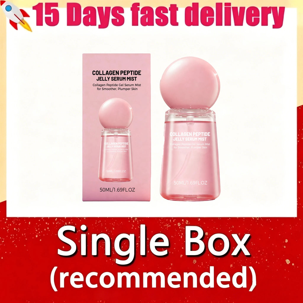 Nano Collagen Peptide Jelly Serum Mist Spray 2026 Upgrade Deep Moisturizer Plump Fine Lines Brighten Dry Uneven Tone Facial Care