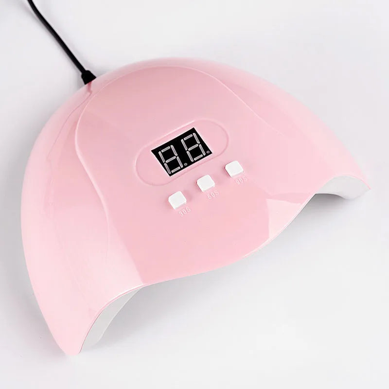LED UV Gel Nail Lamp with 3 Timer Presets Auto Sensor Gel Polish Nail Dryer Curing Lamps for Manicure Home and Salon