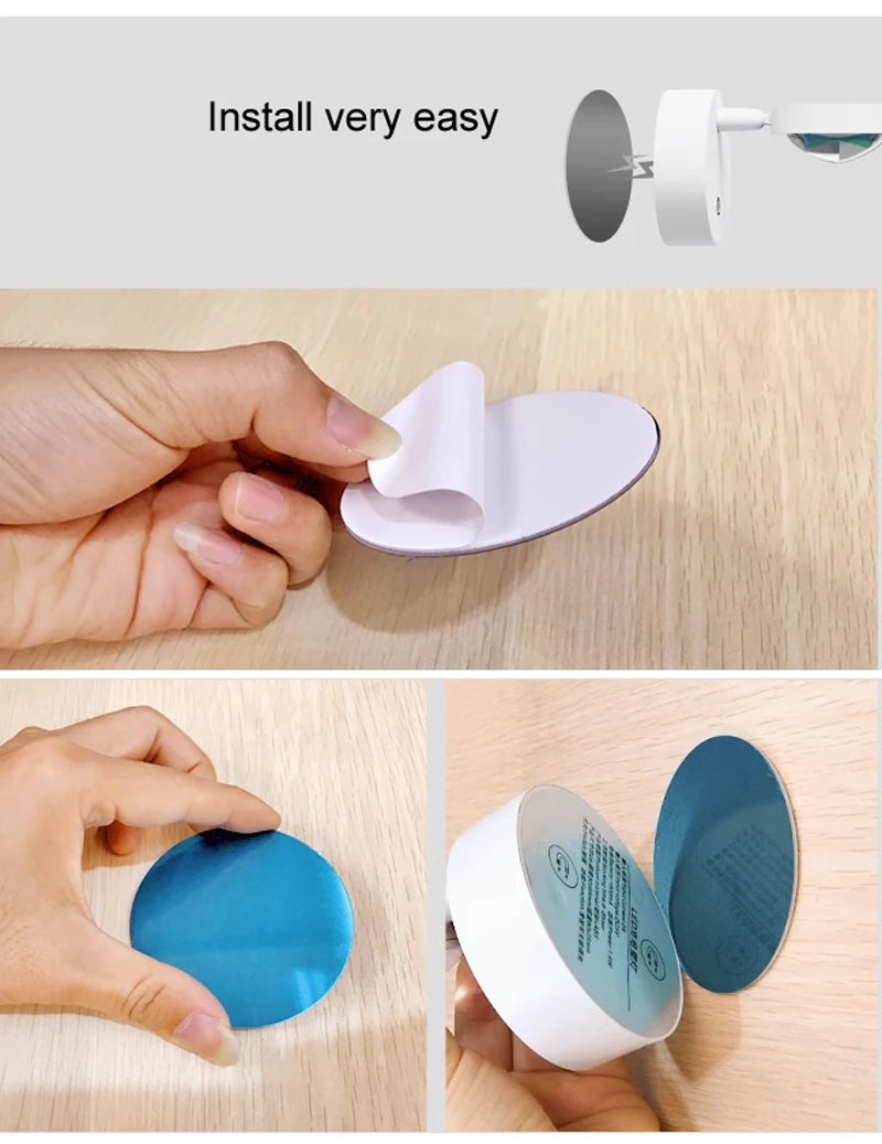 Wireless Sunset Lamp Night Light Projector Deoration Home Wall Lamp Kitchen Display Cabinet Cupboard Bedroom RV Reading Lamps