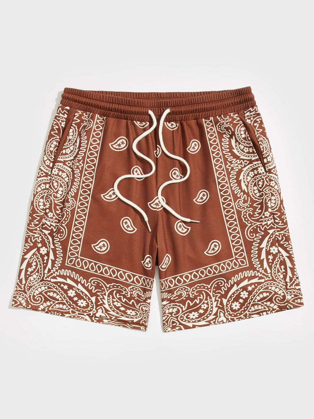 Trend Bandana Graphic Beach Short for Men Summer Fashion 3D Printed Swim Trunks Loose Casual Streetwear Hawaiian Short Pants
