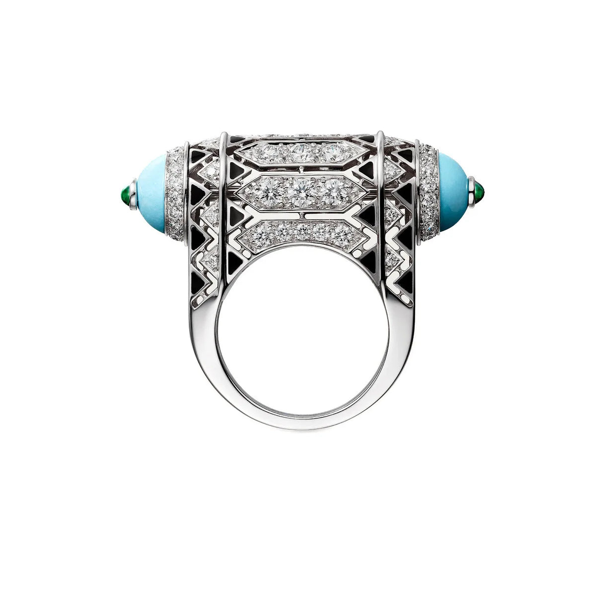 WUIHA 925 Sterling Silver Sapphire Blue Turquoise High Carbon Diamonds Wedding Engagement Cocktail Rings Fine Jewelry Wholesale