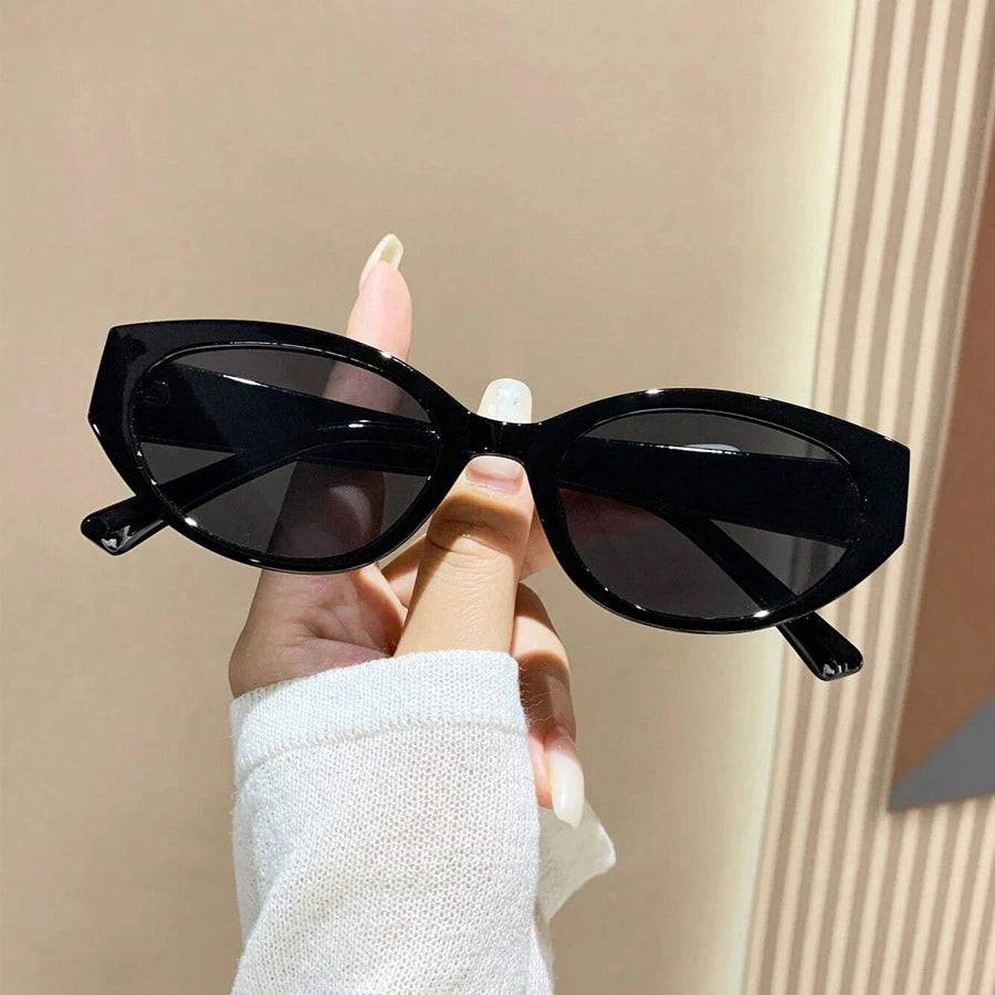 Small Oval Beautiful Sunglasses Women Men Brand Designer Fashion Sun Glasses Female Male Cool Punk Mirror Oculos De Sol