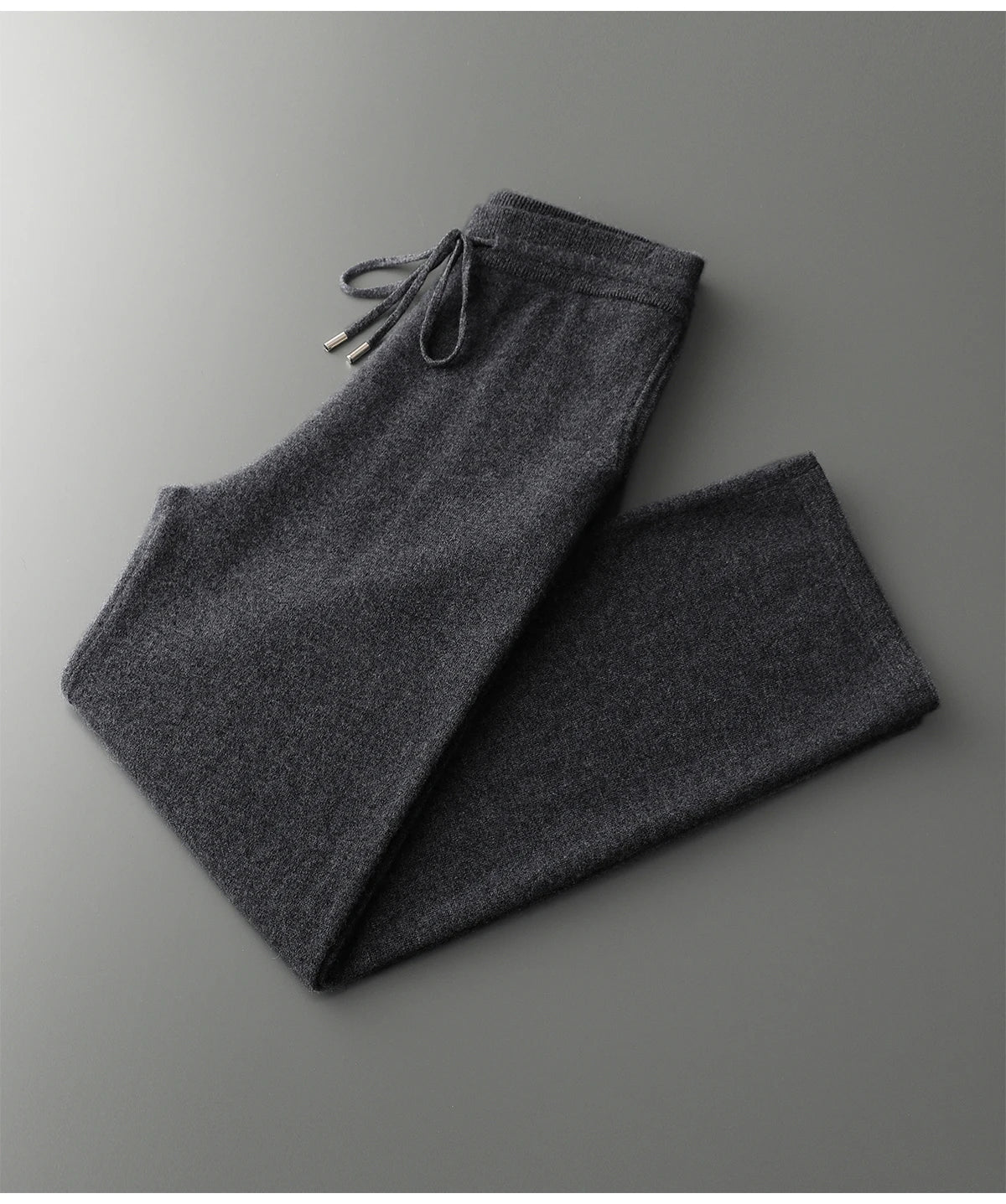 Men's 100% Merino Wool Two-piece Suit Knitting Hooded Collar Pullover and  Wide-leg Pant Autumn Winter Thickened Warm Sweater