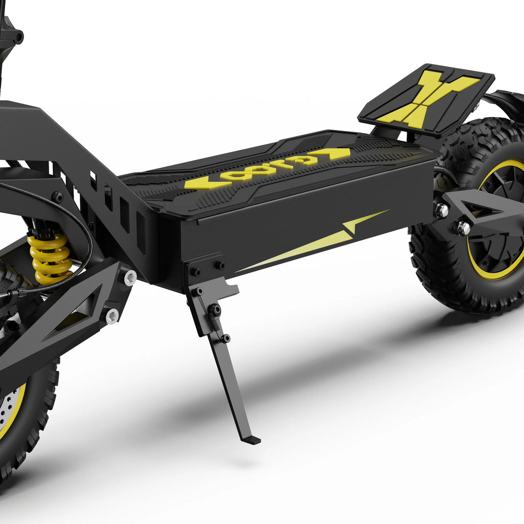 OOTD T10 Adult Foldable Electric Scooter(Yellow), Max 900W Motor & 18Ah Battery, 45-60km Range, 11 Inch All-Terrain