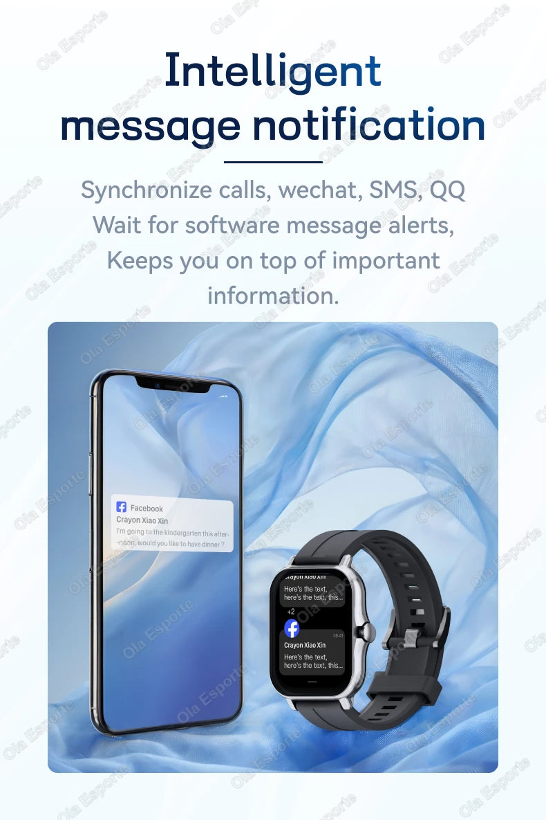2026 New Multifunctional Smart Watch Men&Women Bluetooth Connected Phone Music Fitness Sports Bracelet Sleep Monitor Watch HT30