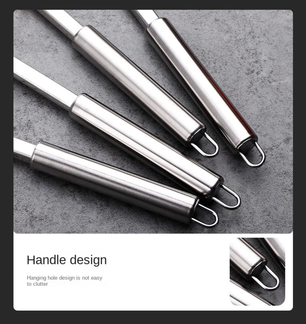 Durable Stainless Steel Wok Spatula Long Handle Kitchen Gadgets Kitchen Cooking Utensil Set Slotted Turner Cooking Tools