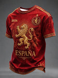 2026 Edition Spanish Fans Football Training T-Shirt - 3D Digital Printing - Comfortable and Breathable - Family Clothing