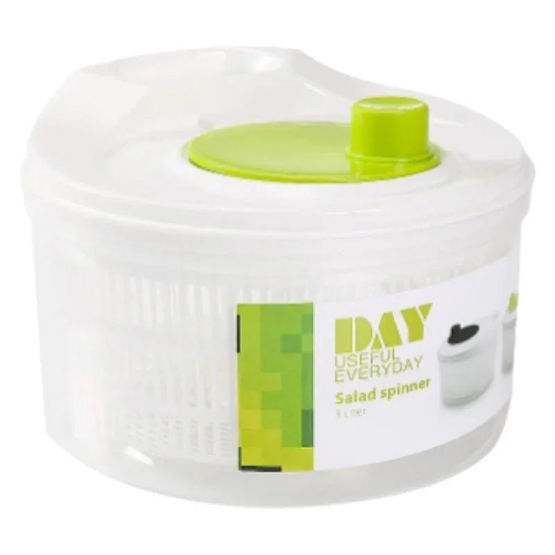 Lettuce Drain Basket  Multifunctional Household Manual Vegetable Dehydrator - Salad Spinner with Fruit,  Home Kitchen Gadgets
