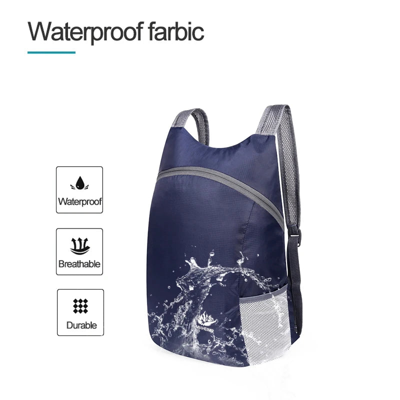 Outdoor Ultralight Folding Bag Waterproof High-volume Travel Bags Climbing Trekking Daypack for Men Women Nylon Pocket Rucksack