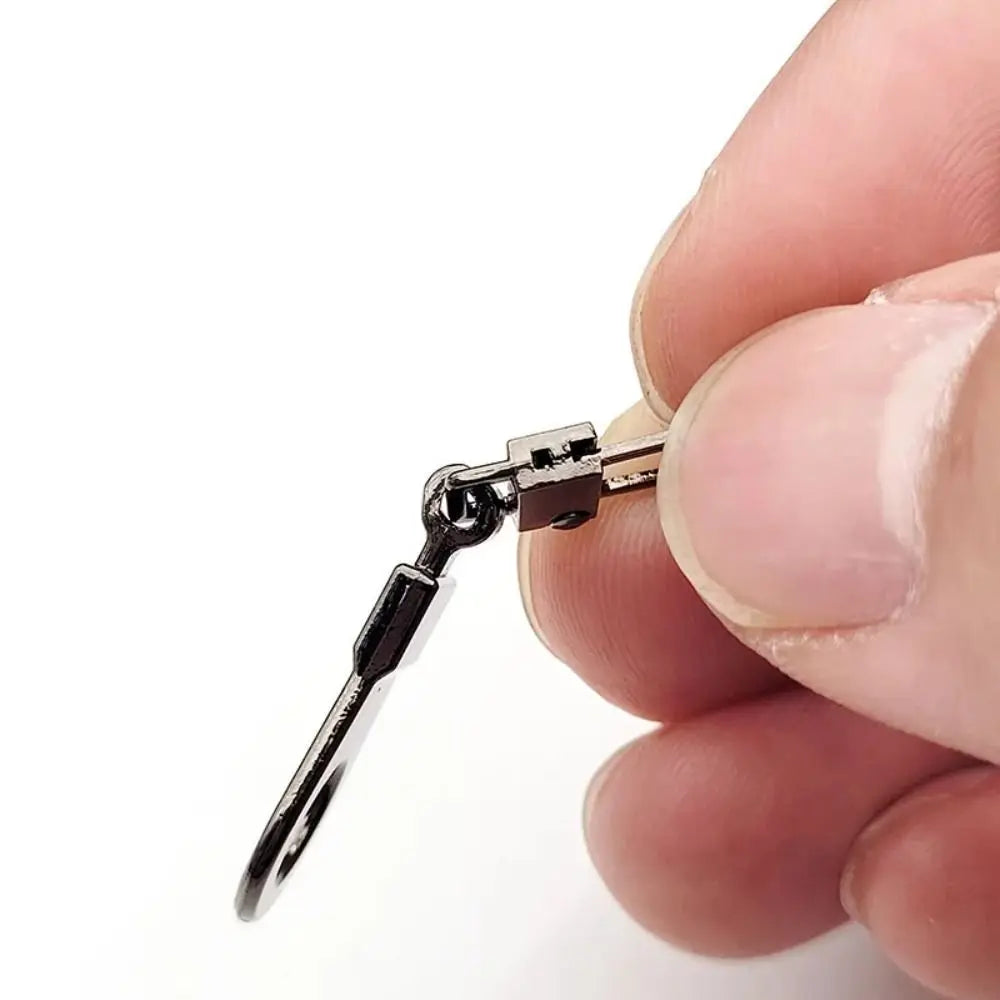 5PCS Metal Zip Puller Replacement Tab Zipper Sliders Head Zipper Head Detachable Backpacks Purses Repair Sewing Accessories