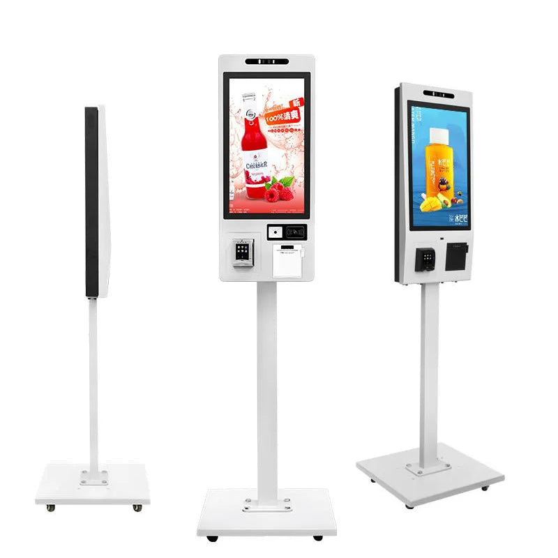 High Quality 21.5 Inch Touch Screen Floor-Standing Payment Kiosk Wall-Mounted/ Floor-Mounted Ordering Machine With SDK Function