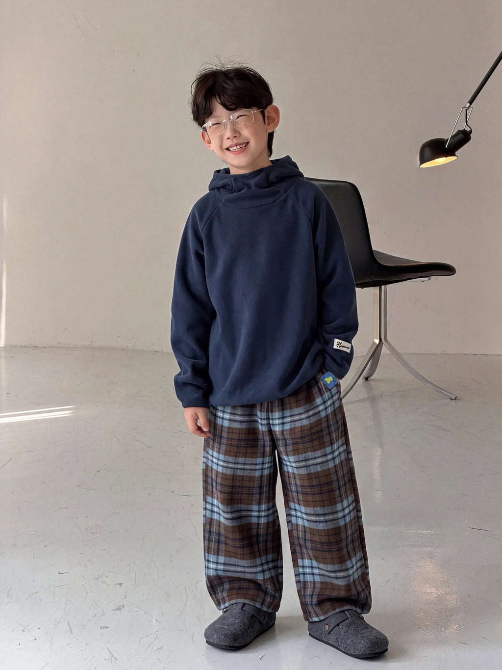 Children Clothing Kids Fashion Casual Warm Versatile Hoodie 2026 Autumn New Boys Korean Style Solid Color Simple Pullover