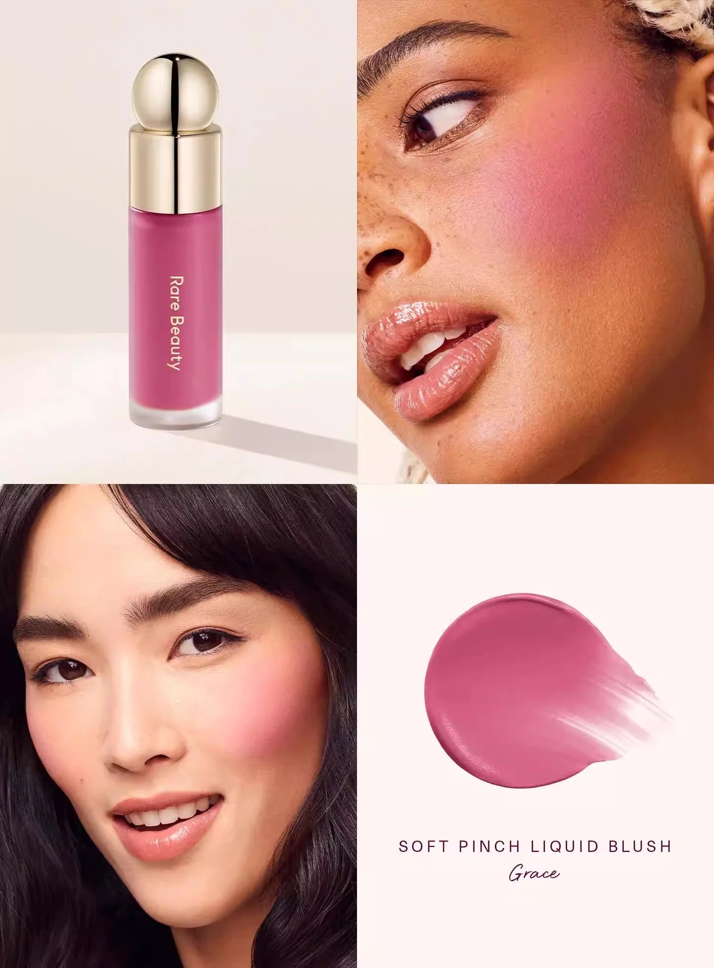 Rare Beauty Selena Liquid Lipstick Long Lasting Make Up for Women Beauty Cosmetics Matte Lip Gloss Waterproof Happy Hope Honesty