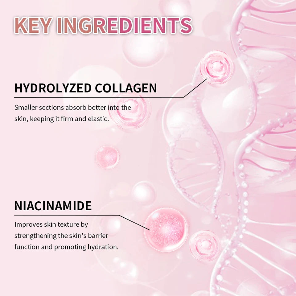 100g Collagen Jelly Cream Hydrolyzed Collagen Soft Moist Jelly Essence Shrinks Pores Moisturizing Smooth Skin Care Products