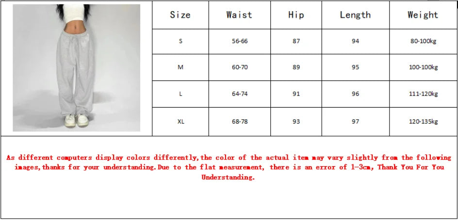 Casual Women Solid New Pant Fashion Summer Oversized Vintage Pocket Drawstring Wide Leg Pants Elegant Loose Baggy Chic Trousers