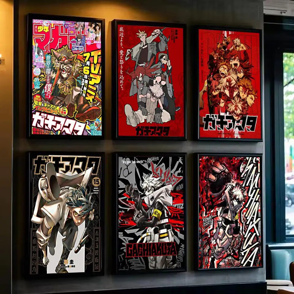 Hot Cool Anime G-Gachiakuta Poster Poster Waterproof HD Wall Art Decal Self-Adhesive Aesthetic Decor For Home Living