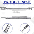 Spring Center Punch Hammerless Dual Head Nail Setter Spring Loaded High Carbon Steel Nail Punch Door Hinge Pin Remover Tool