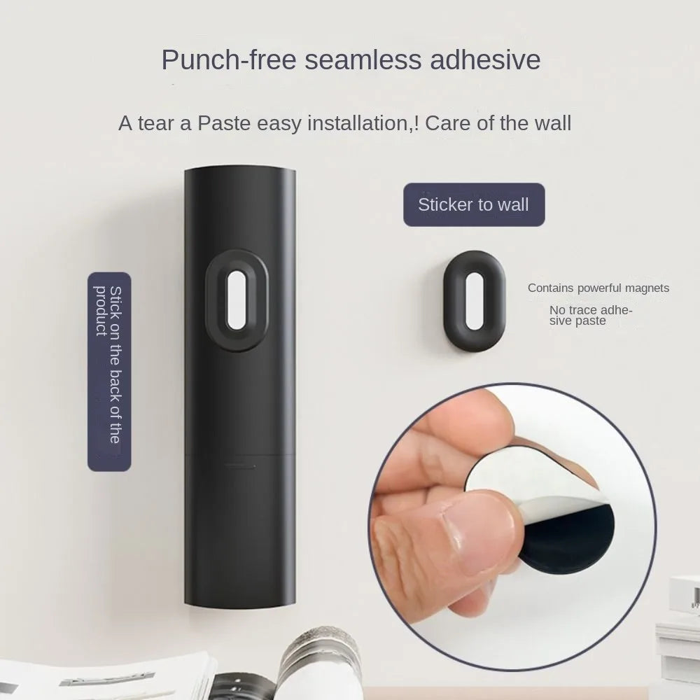 2Pcs/Set Strong Magnetic Adsorption Magnetic Remote Control Holder Self-Adhesive Magnetic Absorption Nanopatch