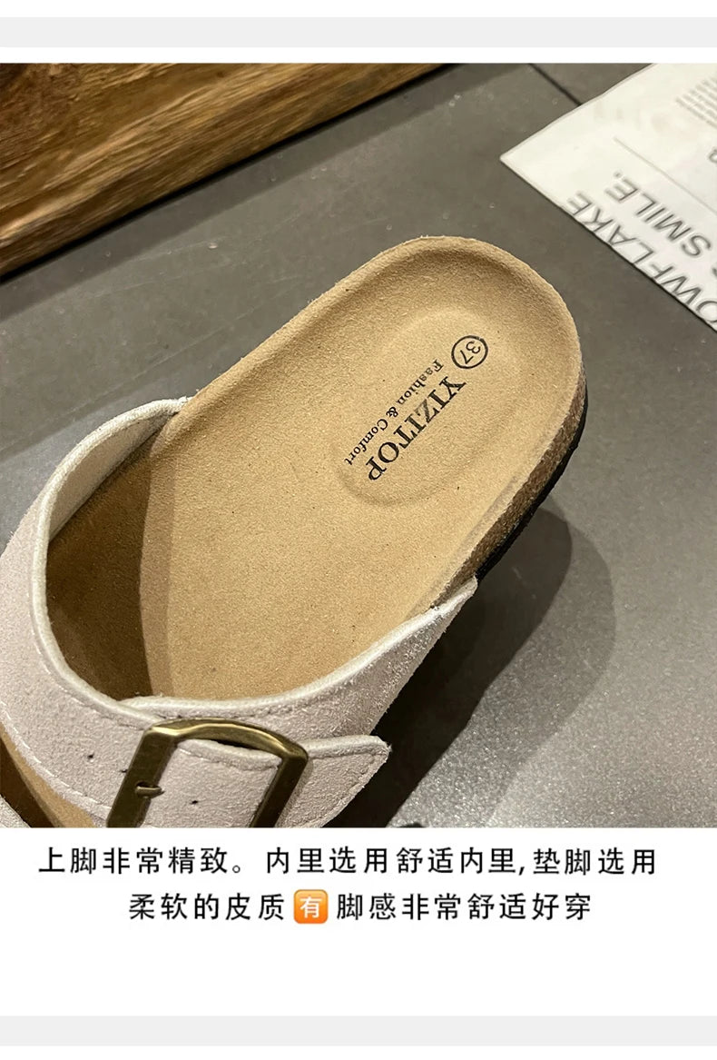 Summer Men Sandals Genuine Leather Mens Casual Shoes Outdoor Men Leather Sandals for Men Beach Shoes Roman mens Shoes