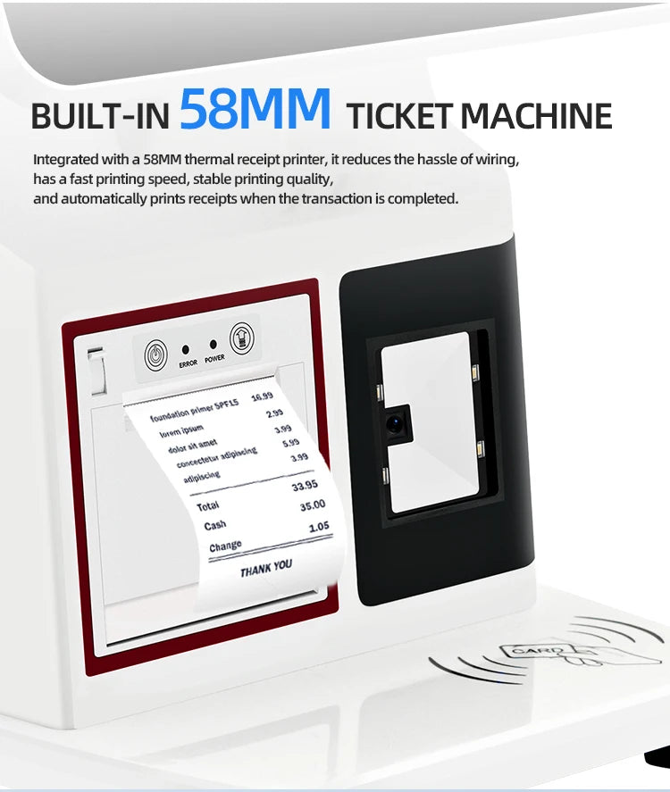 Flexy Retail POS Machine All-in-One Touch Screen Android/Linux System for Retail Businesses