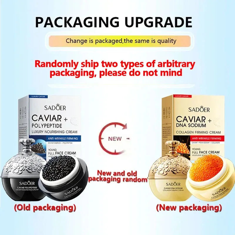 Anti-Wrinkle Face Cream Collagen Pearl Firming Lift Fade Fine Lines Caviar Moisturizing Smooth Brighten Korean Skin Care Product