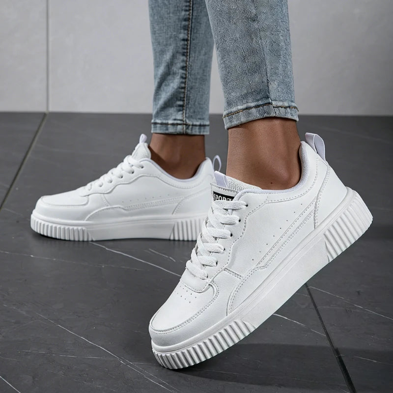 Men's Casual Platform Shoes Fashion Sneakers, Men's Daily Wear Lightweight Walking Shoes, Men's Durable Round Toe Footwear