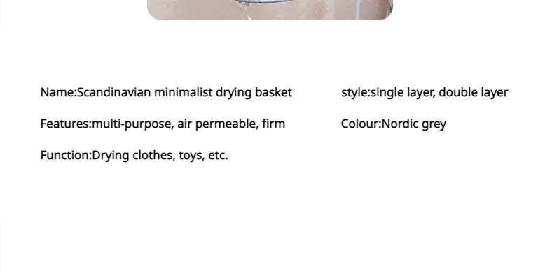 1/2 Layer Clothes Dryer Basket With Hanging Hook Fine Mesh Polyester Household Towels Foldable Baby Sweater Drying Rack For Home