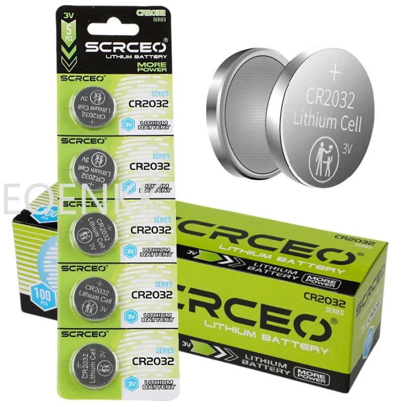 New2-50PCS CR2032 3V Lithium Battery CR 2032 Button Battery For Watch Toy Calculator Car Remote Control Button Coin Cell