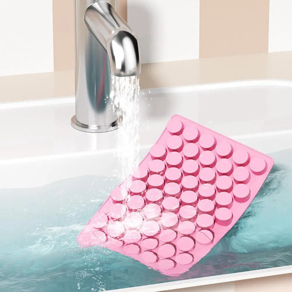 Round Silicone Molds Homemade Cupcake Baking Making Supply Non-stick 55-Cavity Silicone Cake Baking Cylinder Molds