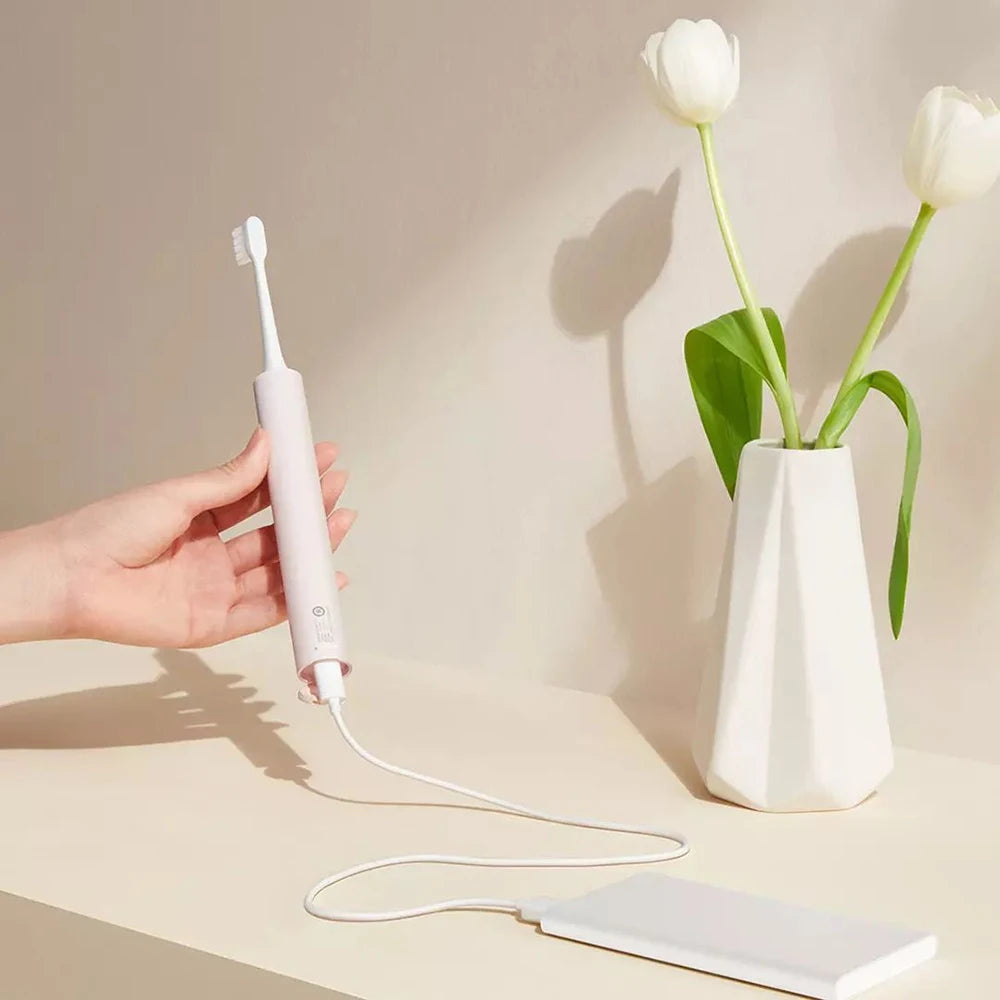 MIJIA T200/T200C Sonic Electric Toothbrush,2 Mode,2 Brush Heads,Whitening Toothbrush,USB‑C 25 Day Battery,IPX7 Waterproof