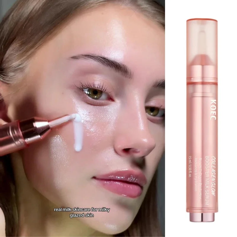 Collagen Glow Booster Milk Essence Soft Supple Skin Deep Moisturizing Lifting & Firming Skin Care Gentle Repair Collagen Essence