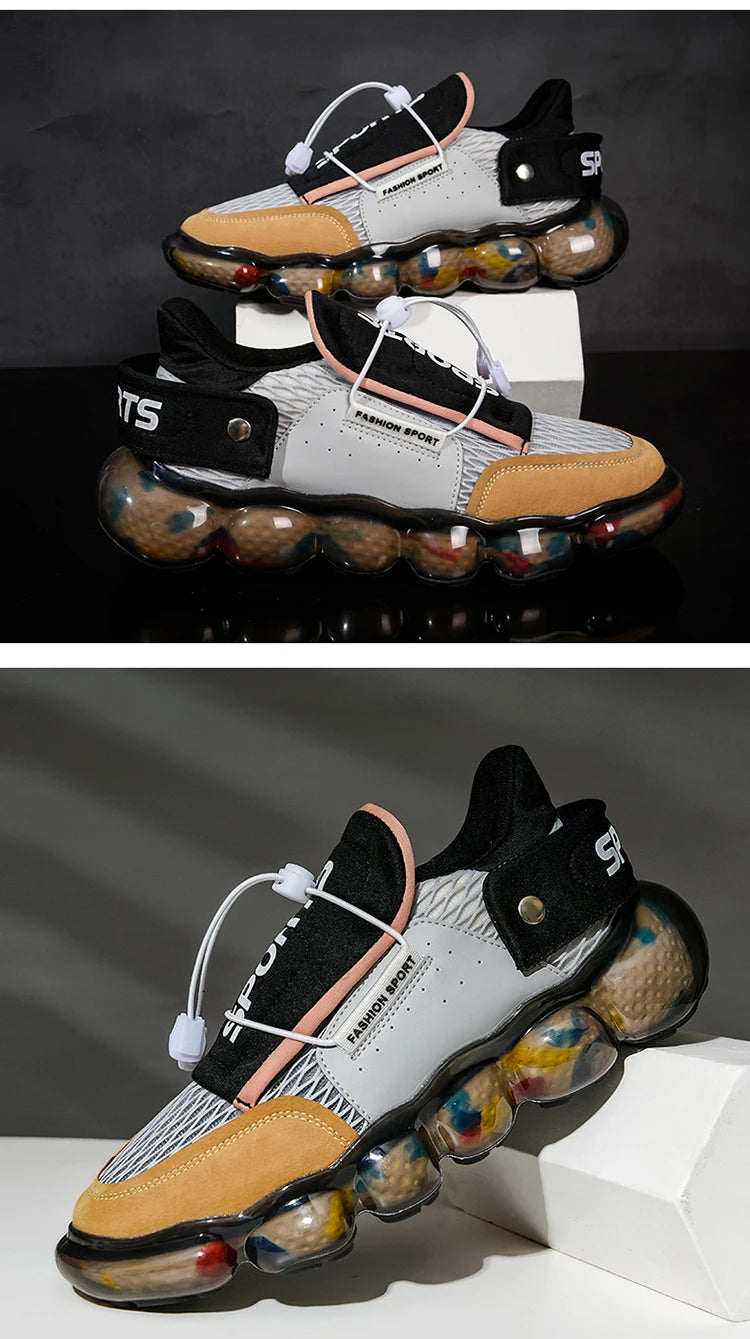Men's Fashion Sneakers Breathable Comfortable Lightweight Walking Shoes Casual Sports Running Tennis Gym Training Shoes for Men