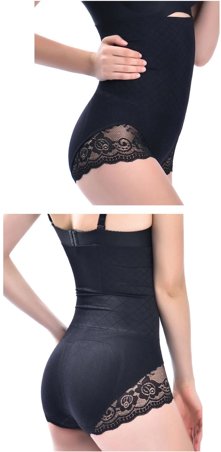 Women High Waist Trainer Body Shaper Panties Tummy Control Slimming Belly Shapewear Girdle Waist Trainer Panties Butt Lifter