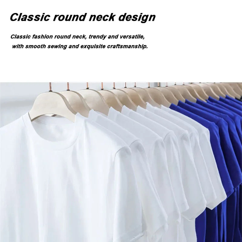 Men T-shirt High Quality Cotton Blend Funny Design Printing Casual Cool Loose O-neck Male for Men T-shirt Hip Hop Tees Tops