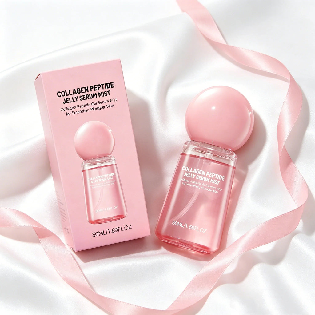 Women Jelly Face Essence Mist Fast Absorbing Non-Greasy Soothing Refreshing Skincare Collagen Facial Moisturizing Serum Sprays