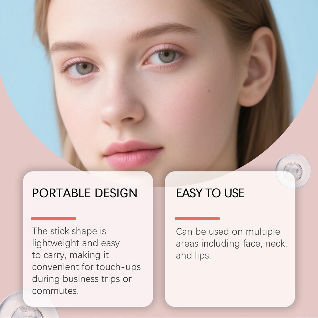 PDRN Pink Collagen Volume Multi Balm 5% Volufiline Moisturizing Stick Firming Face & Body Balm For Under Eyes, Lips, Neck