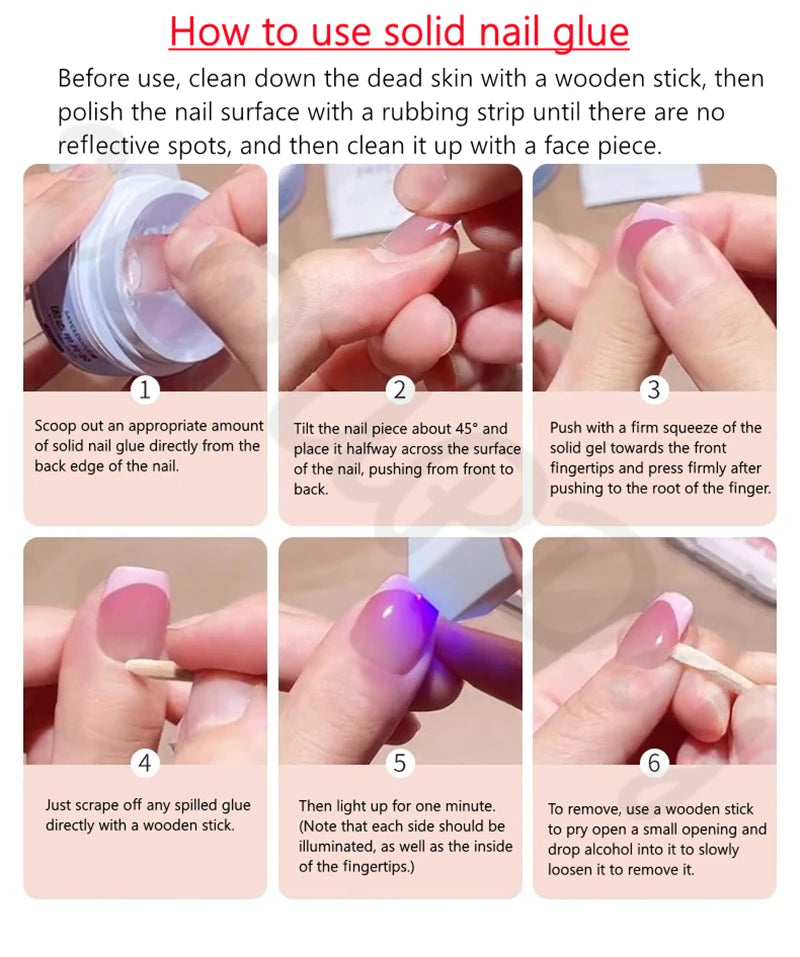 10PCS Metal Handmade Press on Nails Acrylic Magic Full Cover Fake Nails Reusable Adhesive Silver Artificial Cool Manicure Art