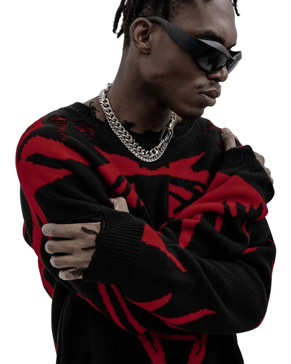 Sweater New Order Graphic Men Winter Pullover Knit Long Sleeve Tops Hip Hop Fashion Harajuku Jumper Coat Y2k Streetwear Clothing