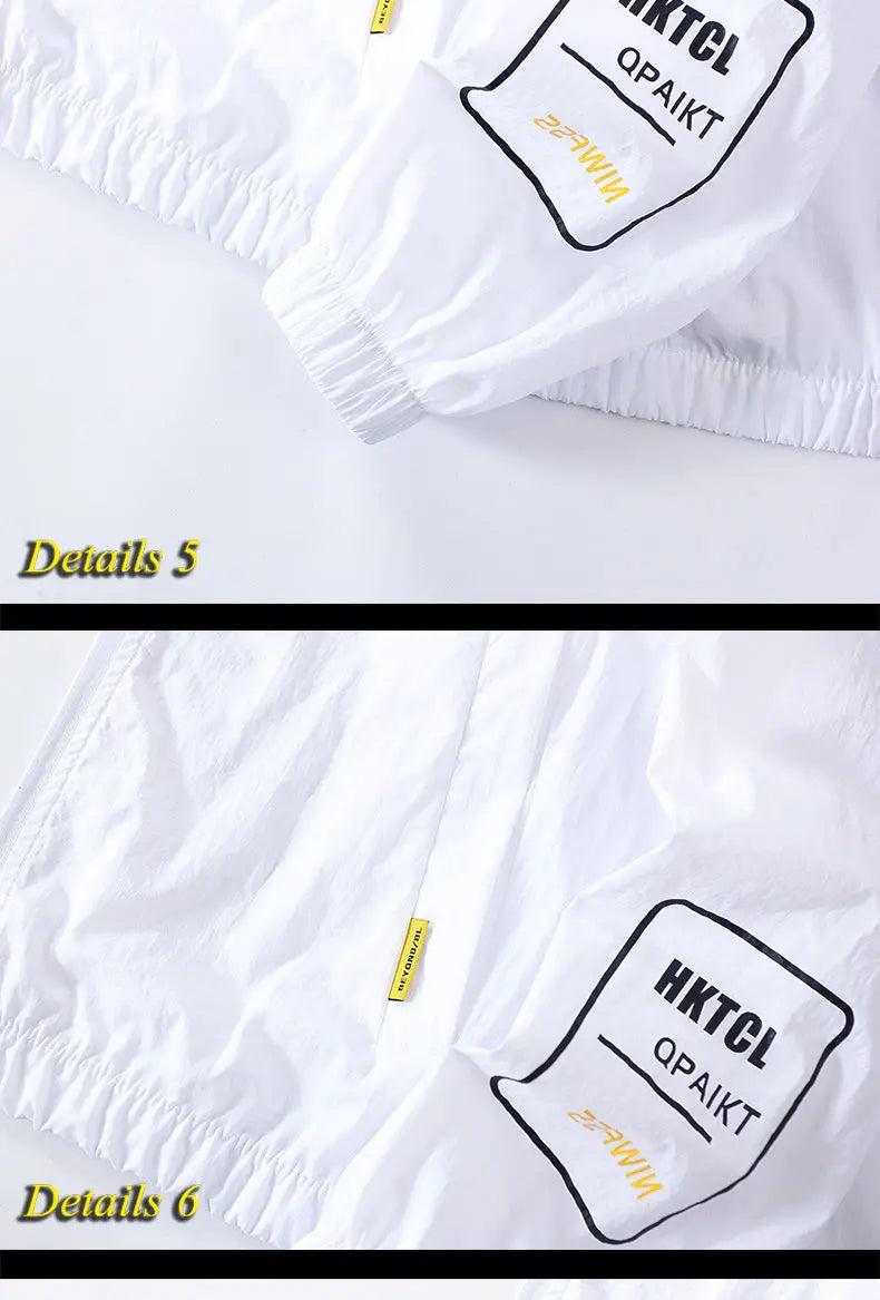 Men's Sunscreen Jacket Summer High Quality Casual Windbreaker Jacket Breathable Waterproof Outdoor Jacket Sunshine Proction