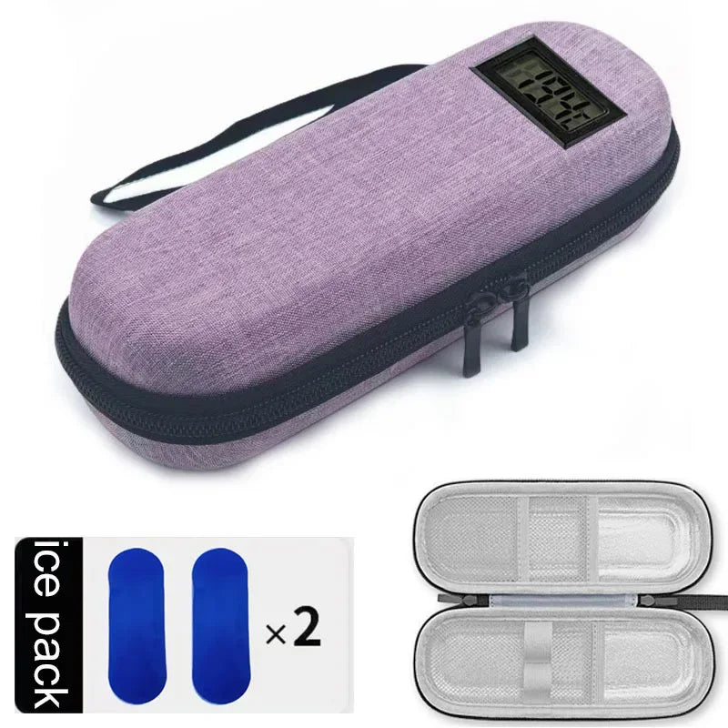 Portable Waterproof Diabetic Insulin Cooling Bag Carry-on Protector Pill Refrigerated Ice Pack Drug Freezer for Diabetes Medicla