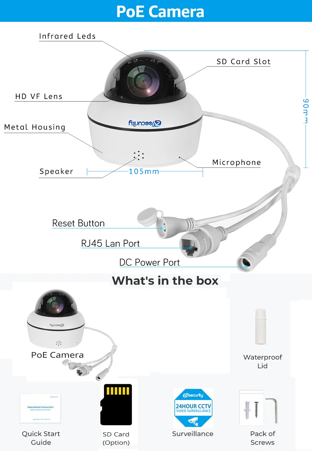 4K 8MP Wifi Dome PTZ Camera Outdoor Humanoid Tracking IP Camera Indoor 2-way Audio Wireless Home Security Surveillance Cameras