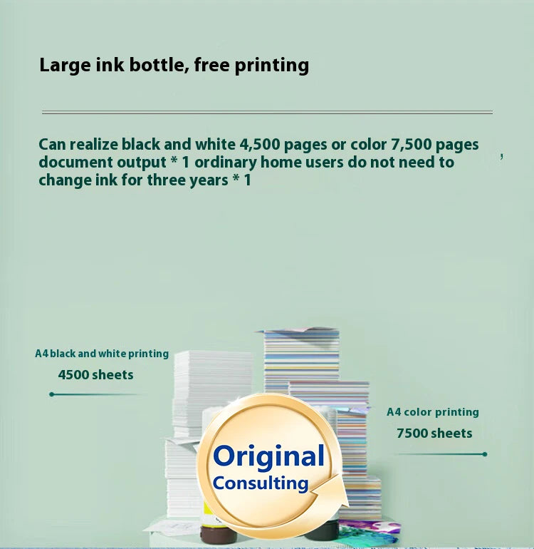 L1218 L130 L360 L380 Epso.n Inkjet Printer Color Small Printer Inkjet A4 Computer Printing Can Print Photos