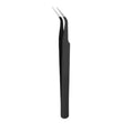 Stainless Steel Straight Curved Eyelash Tweezers False Lash Application Clip for Eyelid Tape Nail Rhinestone Picker Makeup Tool