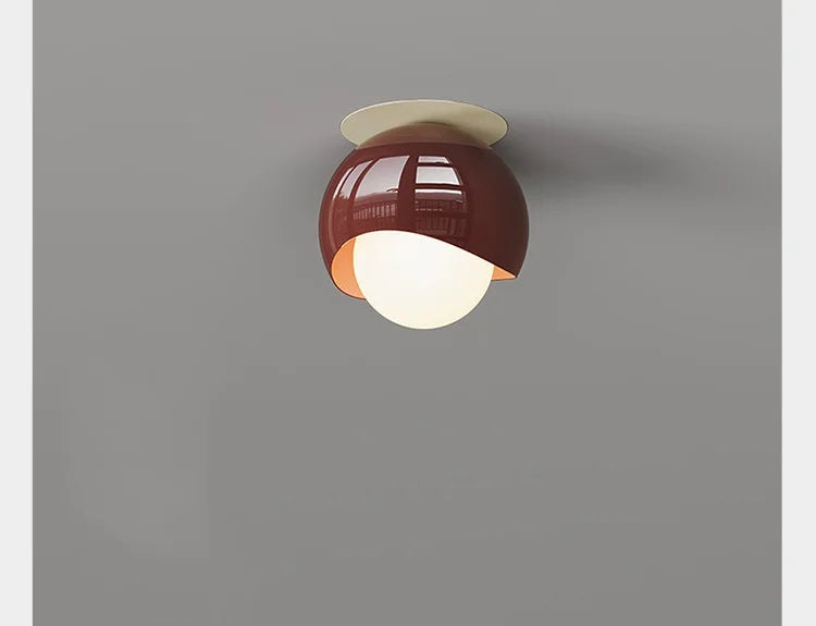 IWHD Glass Iron LED Ceiling Lamp Home Lighting Aisle Restaurant Living Room Light Fixtures Modern Ceiling Lights Decoration