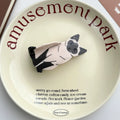 2025 New Kitten Hairpin Female Cute Animal Acetic Acid Grab Clip Back Head Clip Decorative Hairpin Headgear Shark Clip
