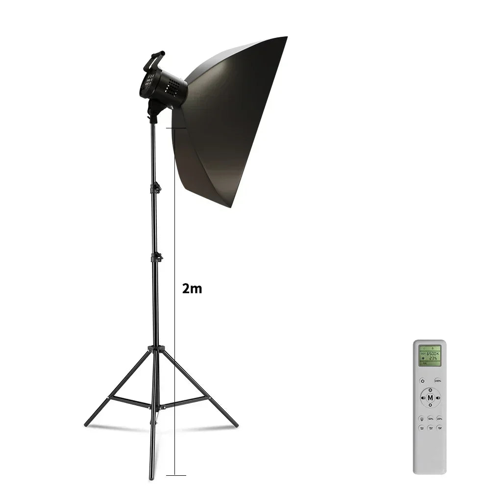 115/135W Photography Bowens Lighting LED 220V Video Studio Daylight-Balanced Lamp Portrait Flash Studio 3000-6000K 3 Colors