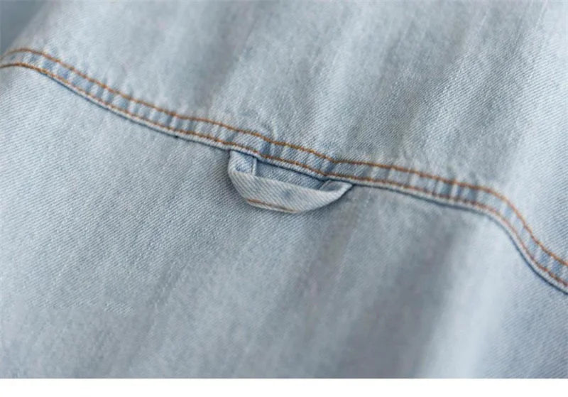 Women's Shirt Spring Autumn Korean Denim Shirt Jacket 2024 New Women Long Sleeved Loose Ladies Jeans Blouse Tops Lady
